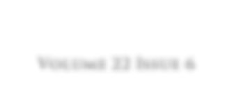 Volume 22 Issue 6