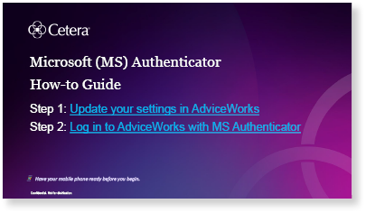 A purple background with a Microsoft logo and the words Microsoft MSA (Microsoft System Administration) and a guide on how to use it. Description generated by AI